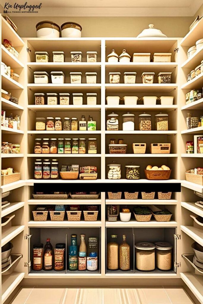 pantry organization shelves
