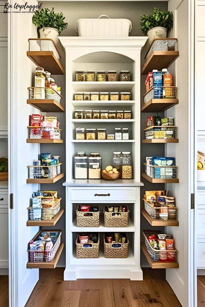 pantry organization shelves