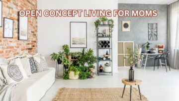 open concept living room