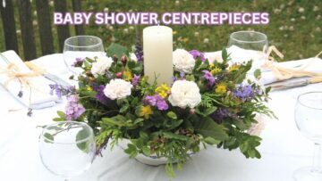 baby shower centrepieces