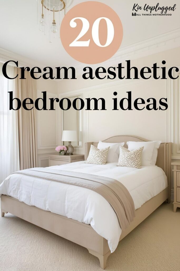Cream aesthetic bedroom ideas