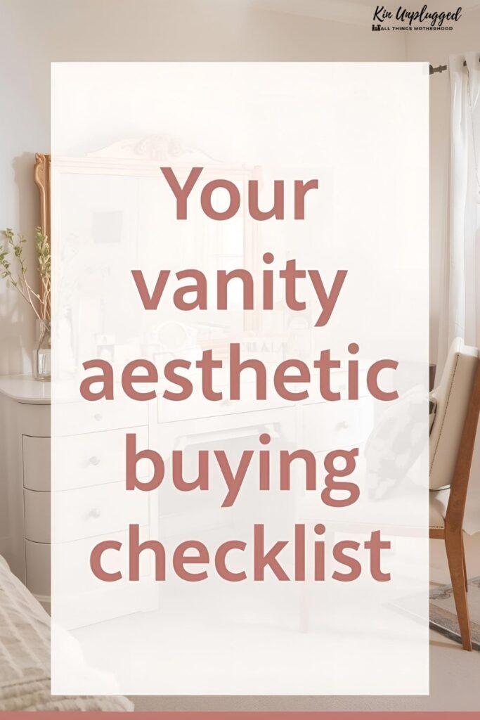 Vanity aesthetic