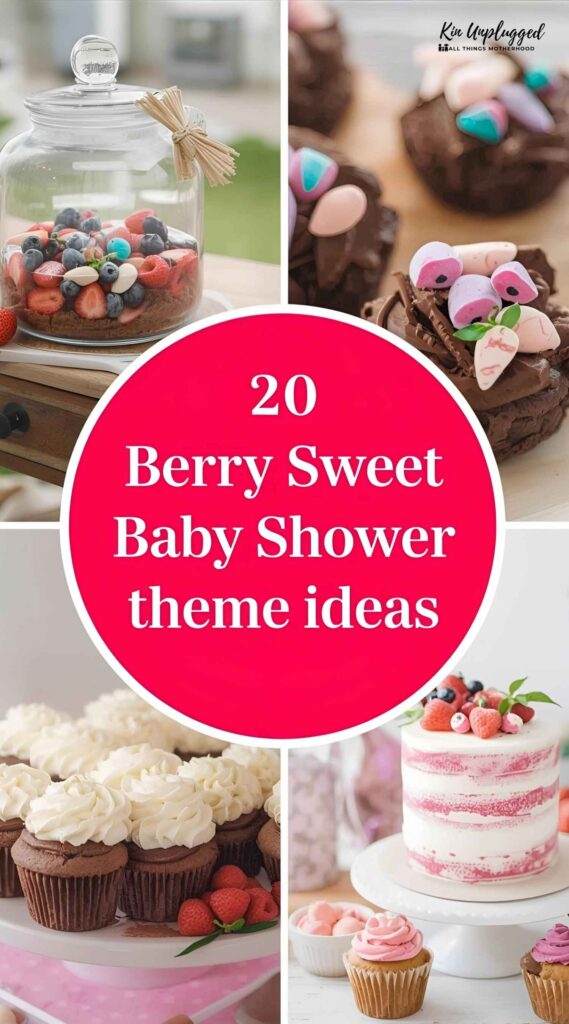 A Berry Sweet Baby is On The Way backdrop