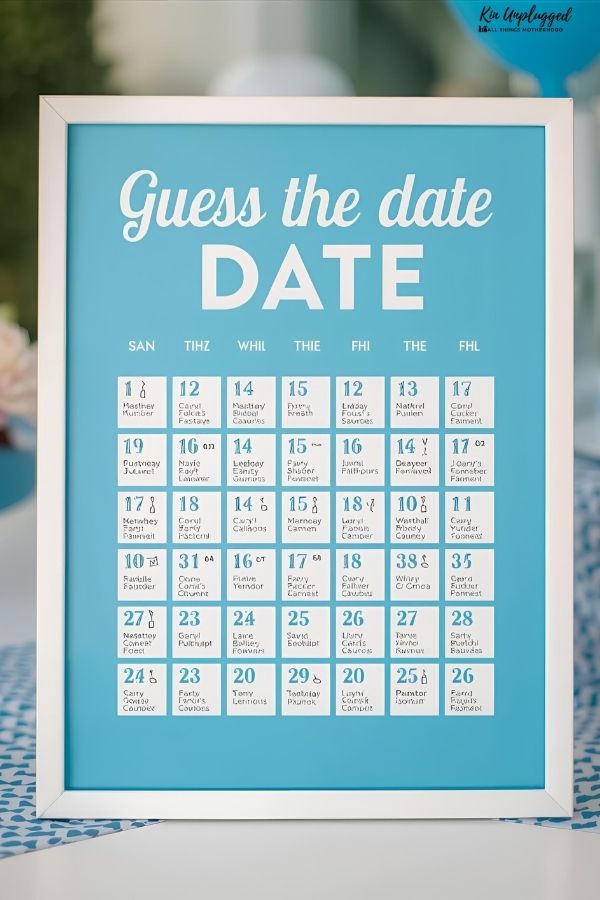 Blue Baby Shower Decorations