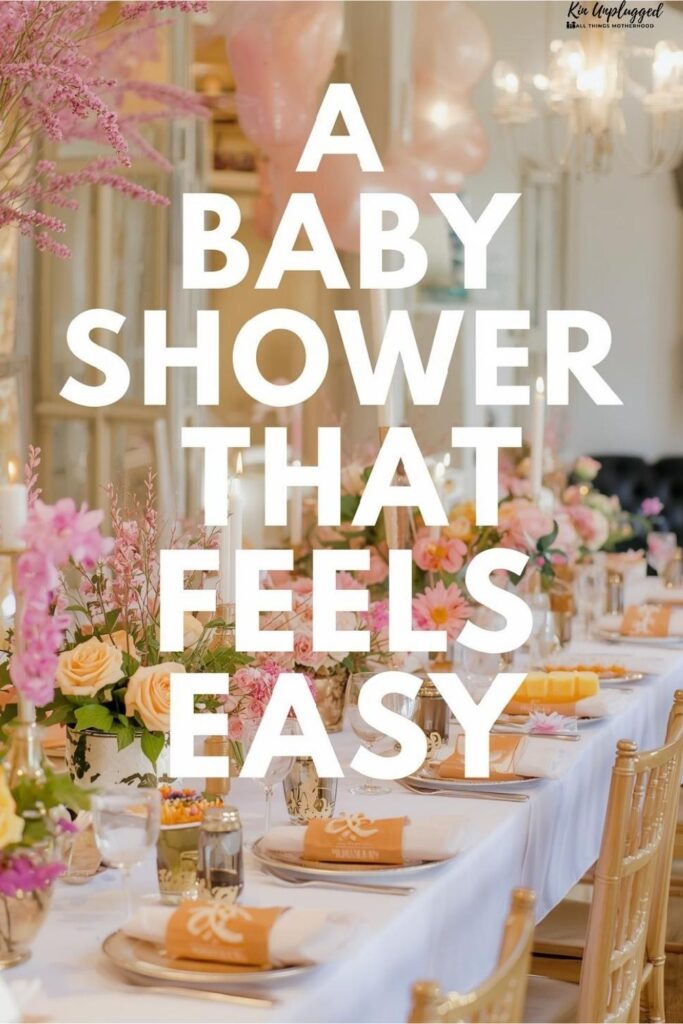 Baby shower host essentials