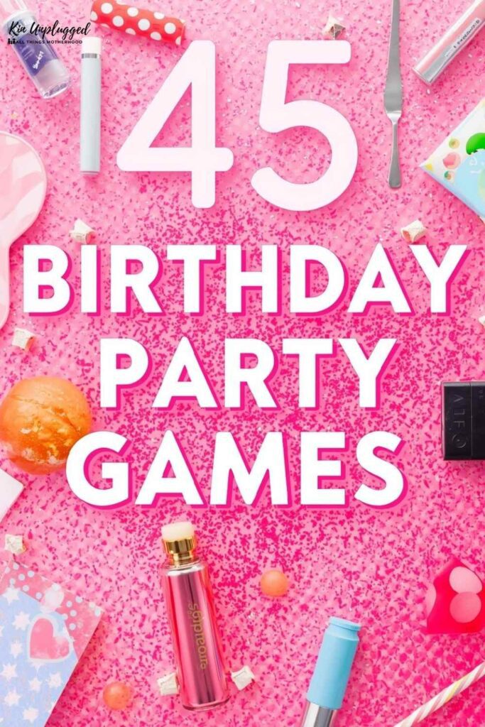 Birthday party games for kids (by age)