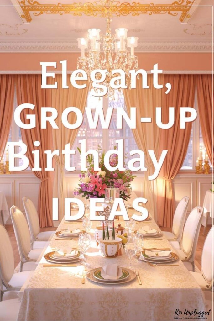 Classy birthday theme for ladies