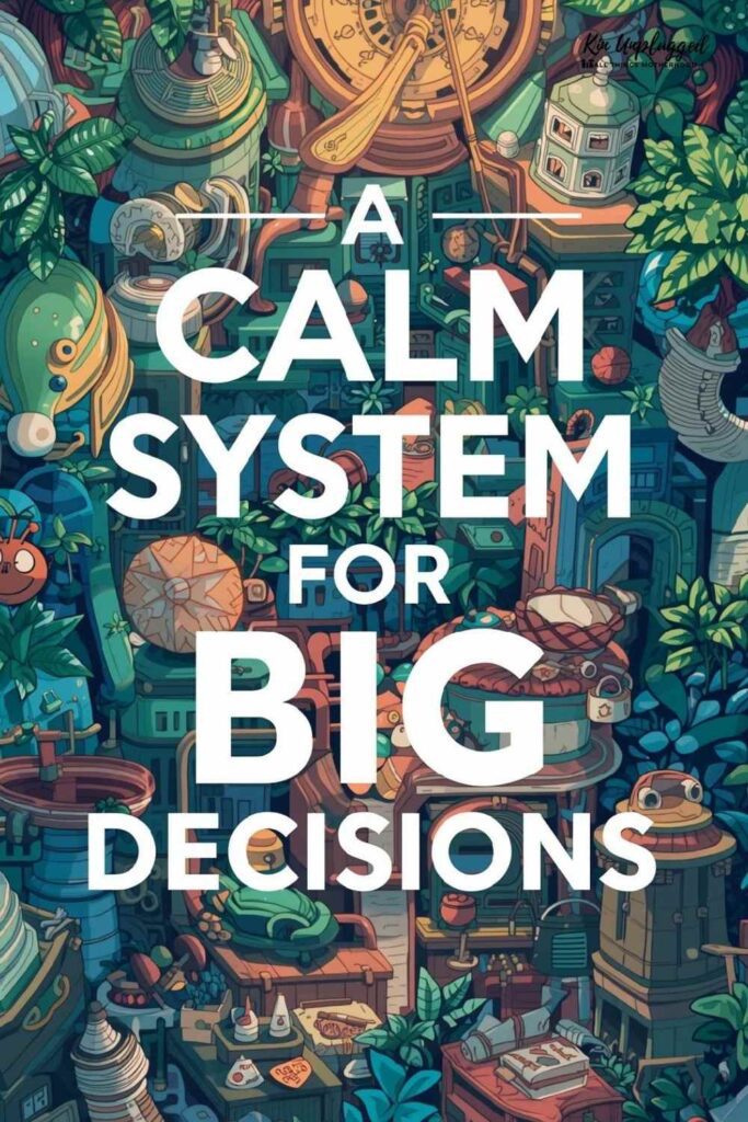 how to make big decisions
