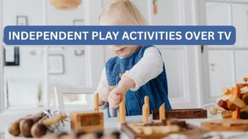 Independent play activities instead of tv for kids