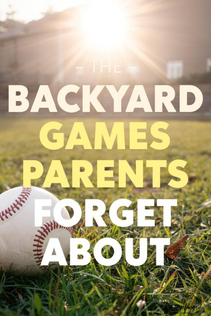 childhood games outside