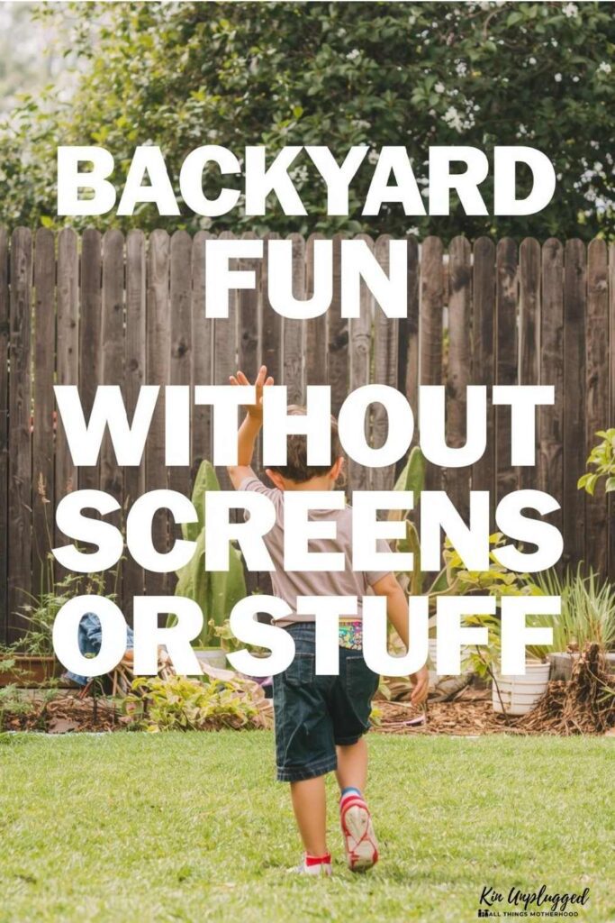 Fun, no equipment backyard games for kids