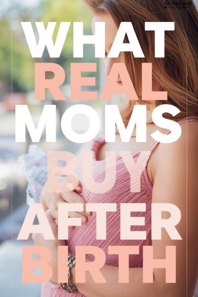 postpartum shopping list