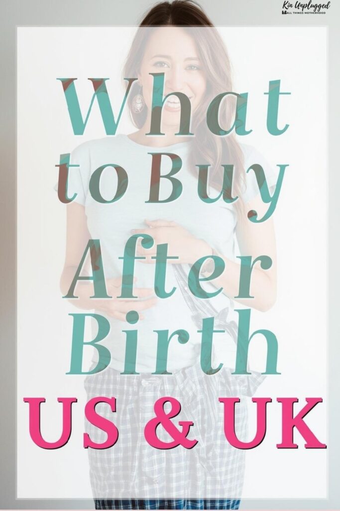 Postpartum essentials list for mom