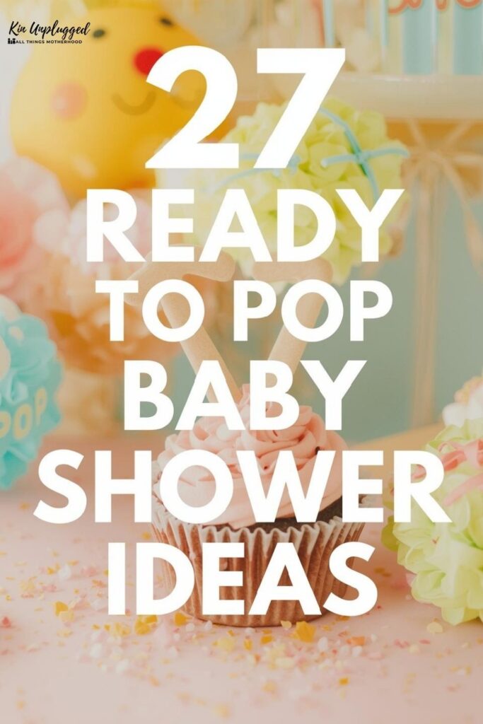 Ready to Pop Baby Shower Boy