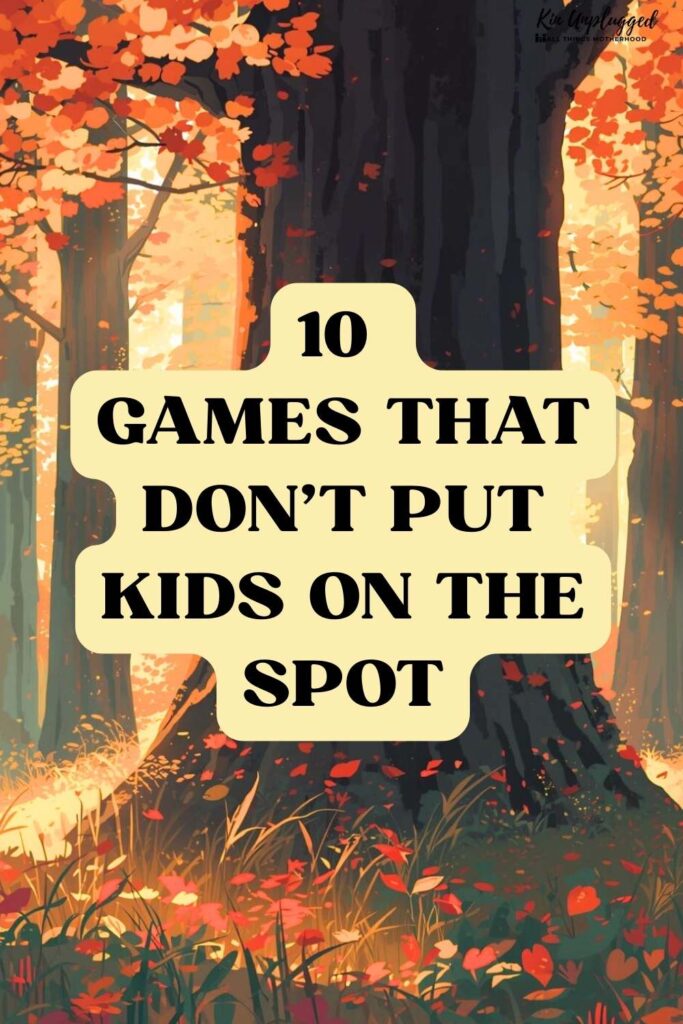 party games for shy kids