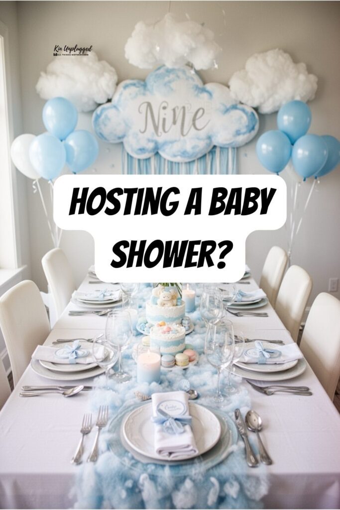 Cloud nine baby shower decorations