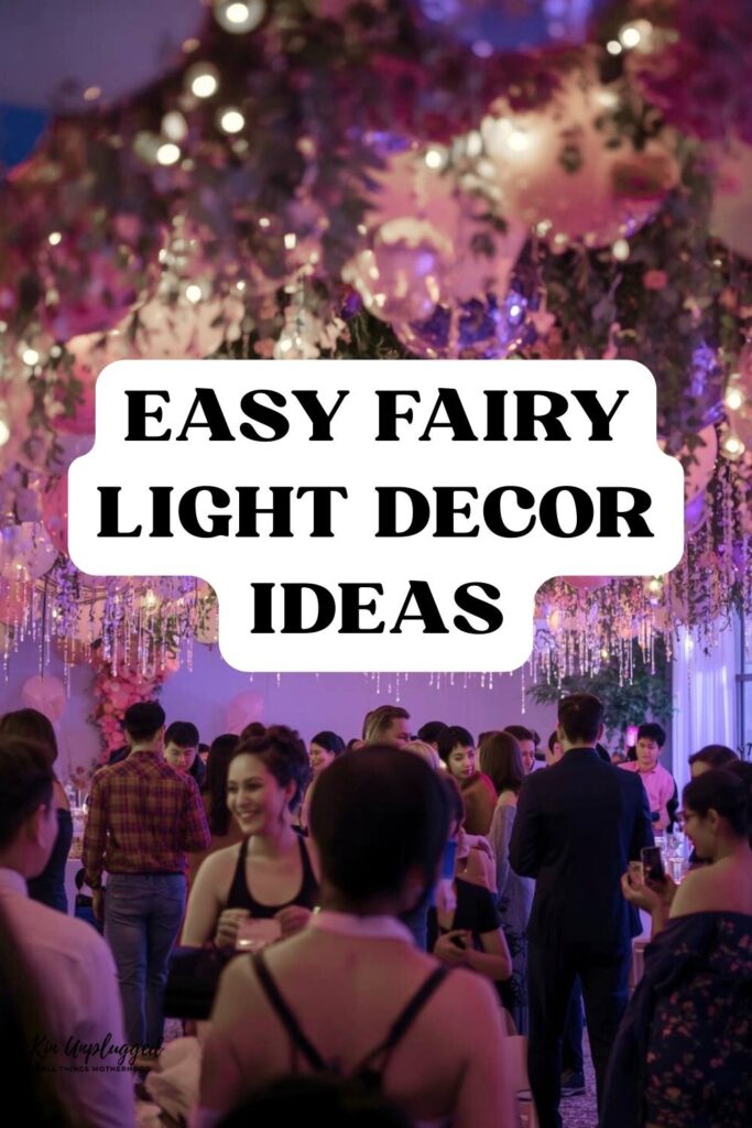 fairy lights baby shower ideas diy