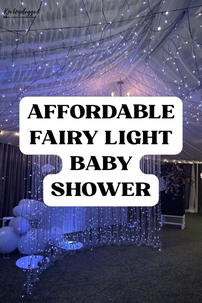 fairy lights baby shower ideas diy