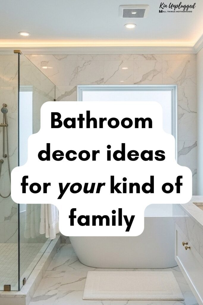Bathroom decor ideas for different family styles