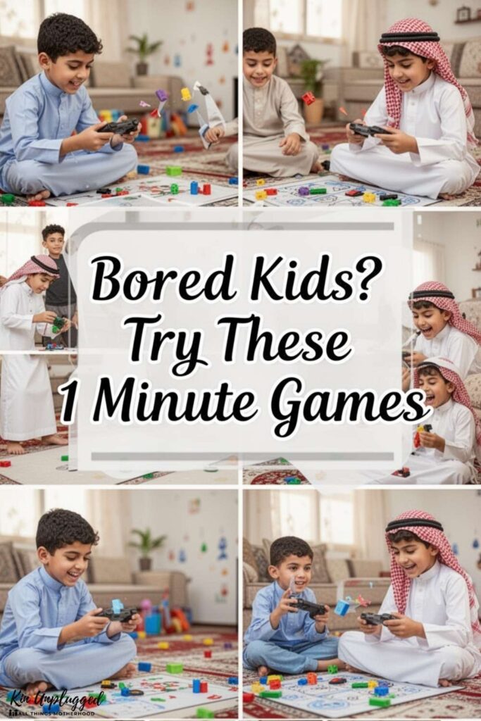 One minute games for kids indoors