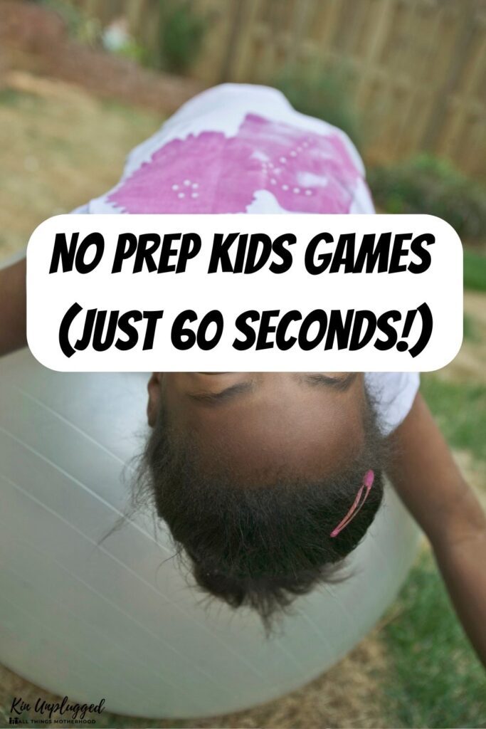 Minute to Win it games for kids