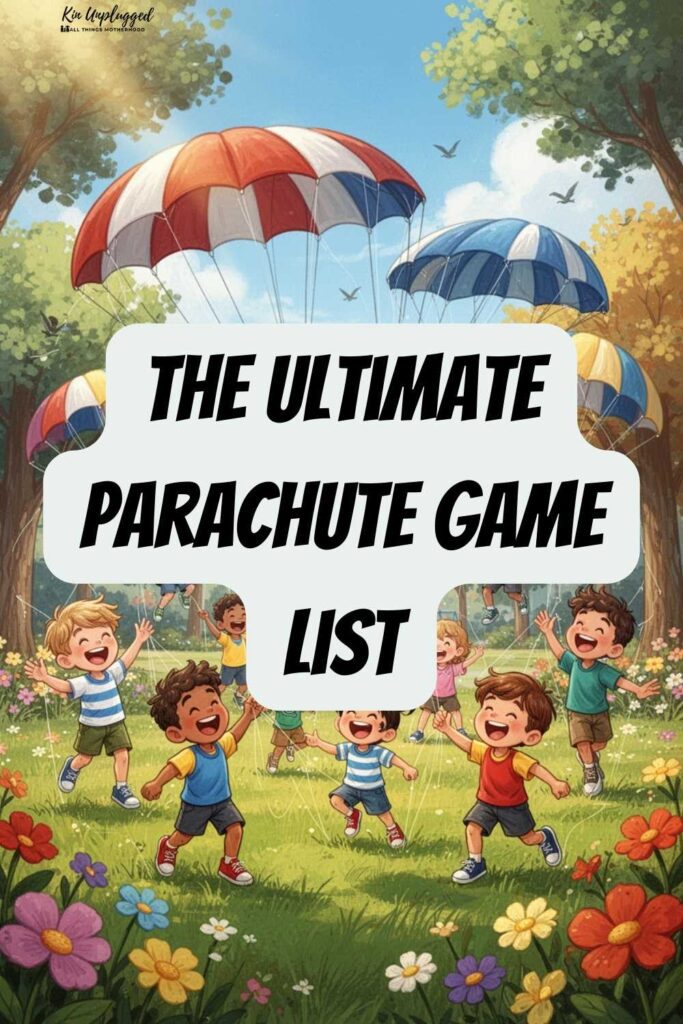 parachute games for 5 year olds