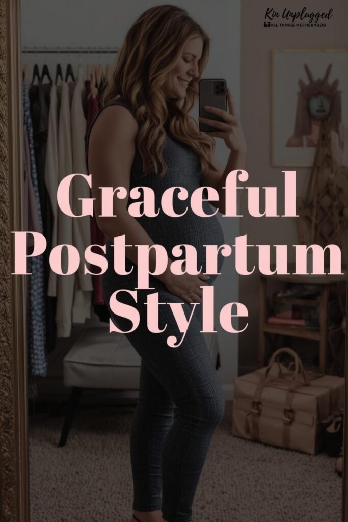 postpartum wardrobe between size