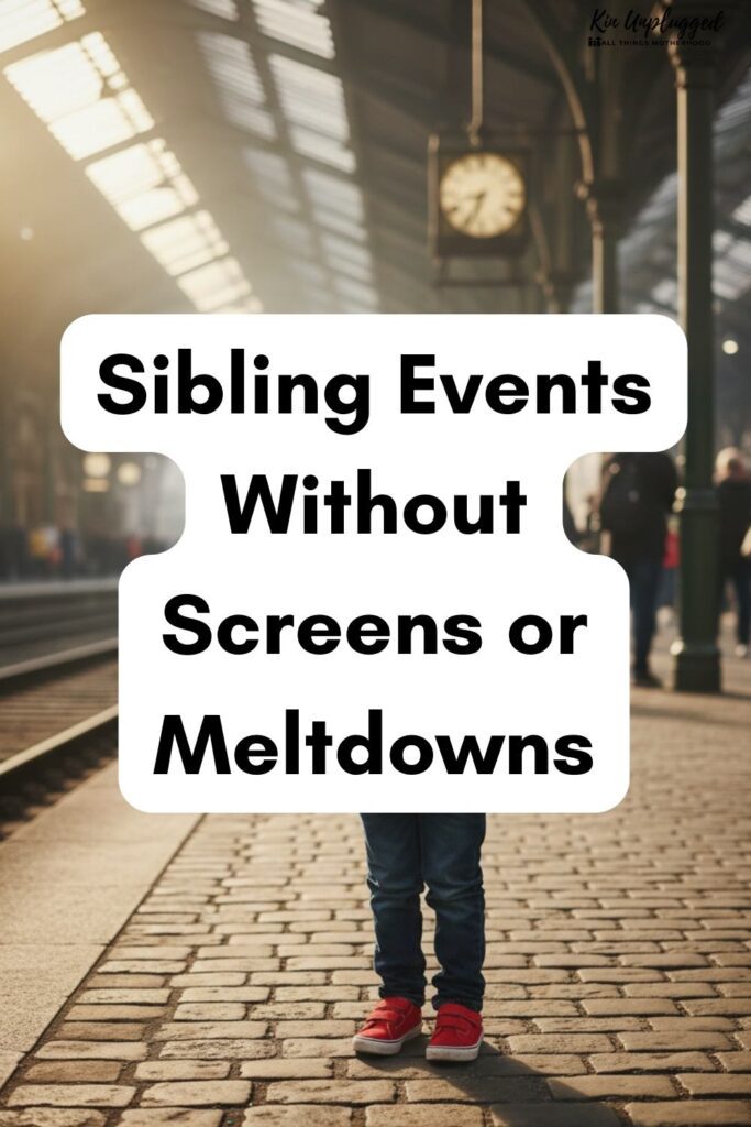 Activities for siblings at sporting events