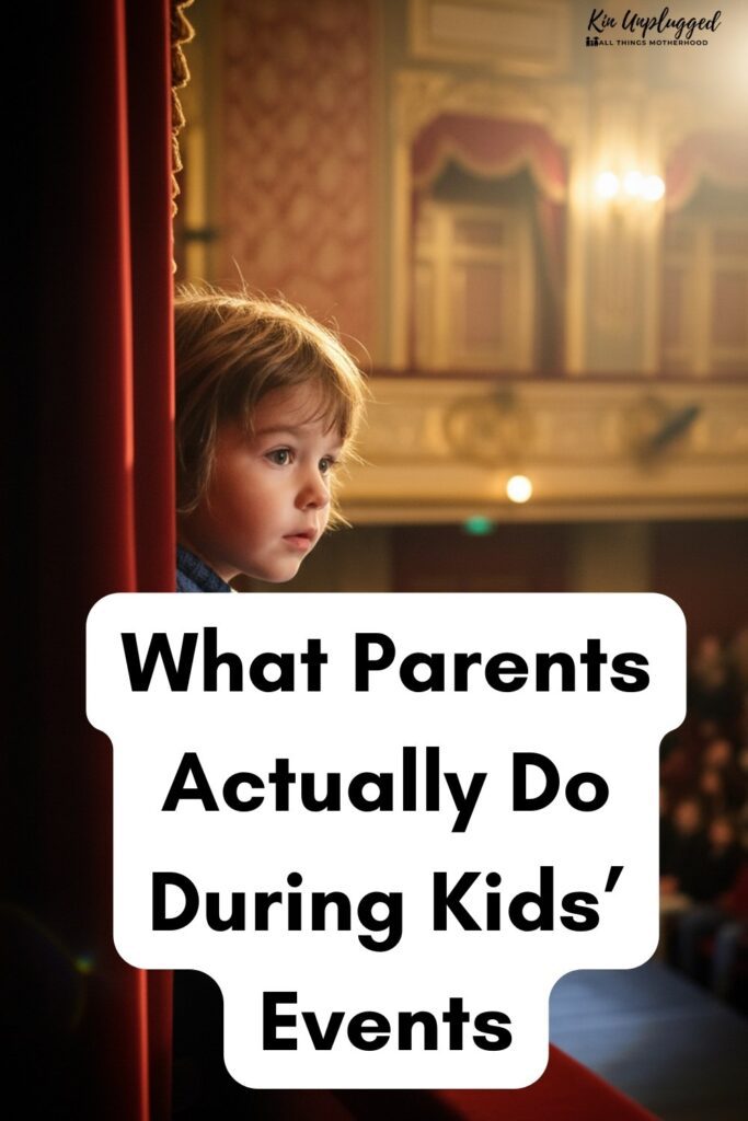 how to entertain kids at their siblings’ events