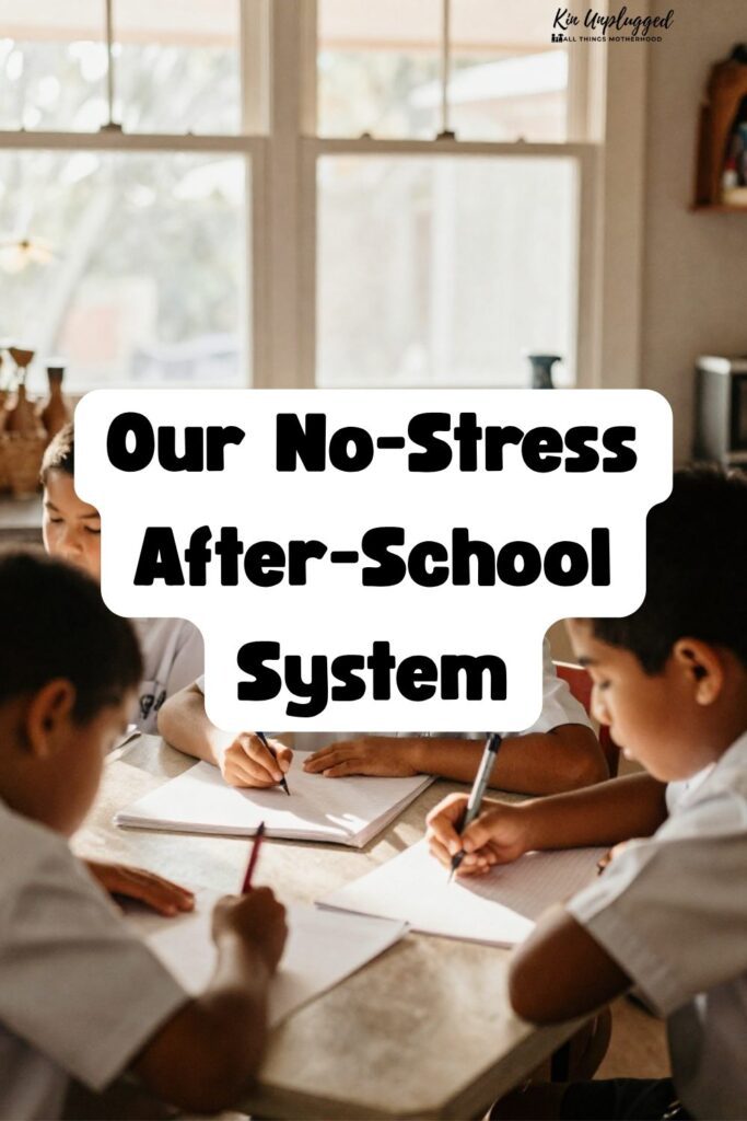 after school routine