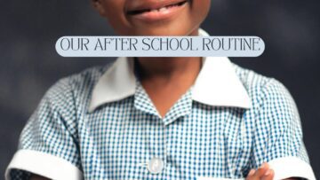 my after school routine