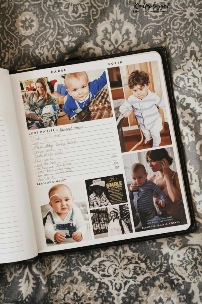 ideas for a baby scrapbook