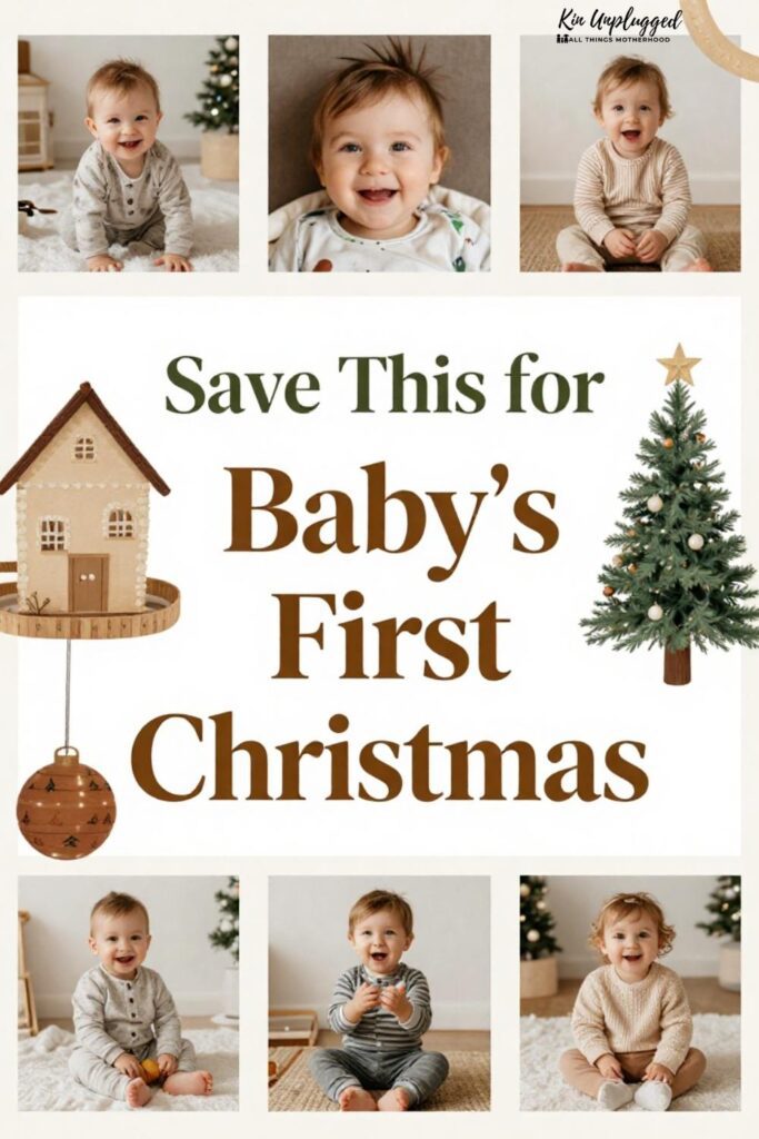 Baby first Christmas outfit