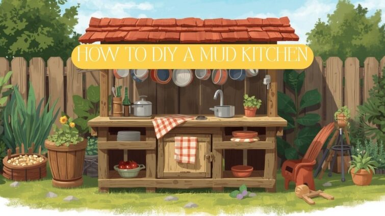 how to DIY a mud kitchen