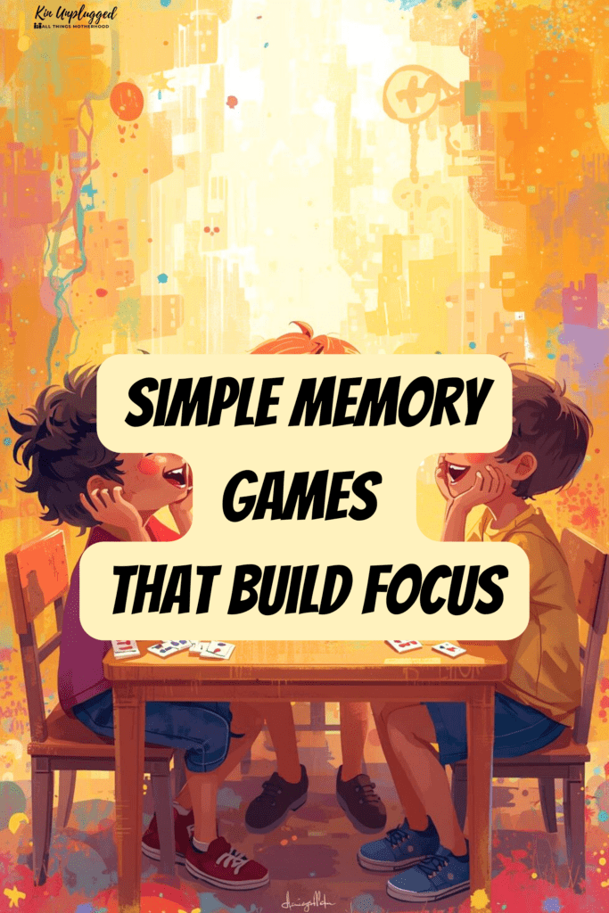 how to play the memory game for kids