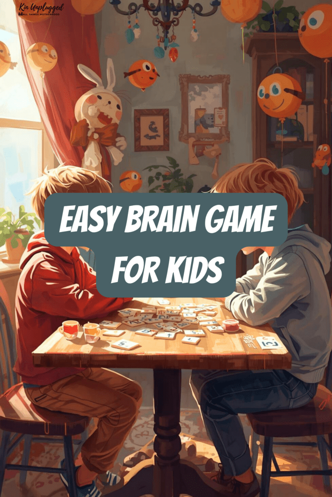 how to play the memory game for kids