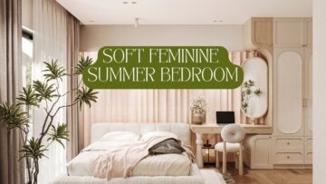 Soft Feminine Summer Bedroom