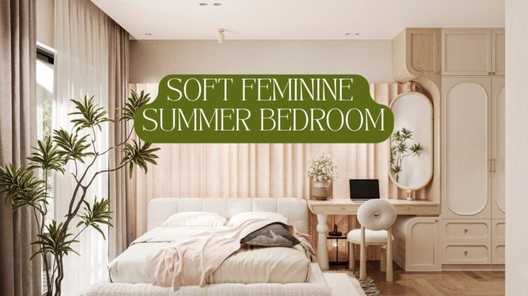 Soft Feminine Summer Bedroom
