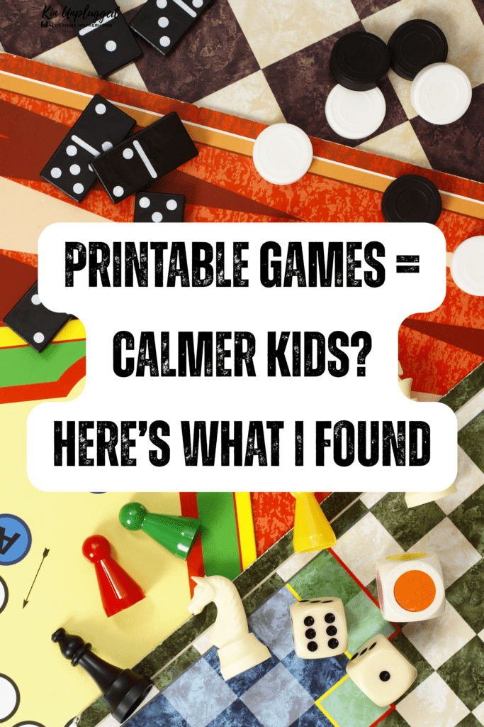 Free printable games for kids PDF