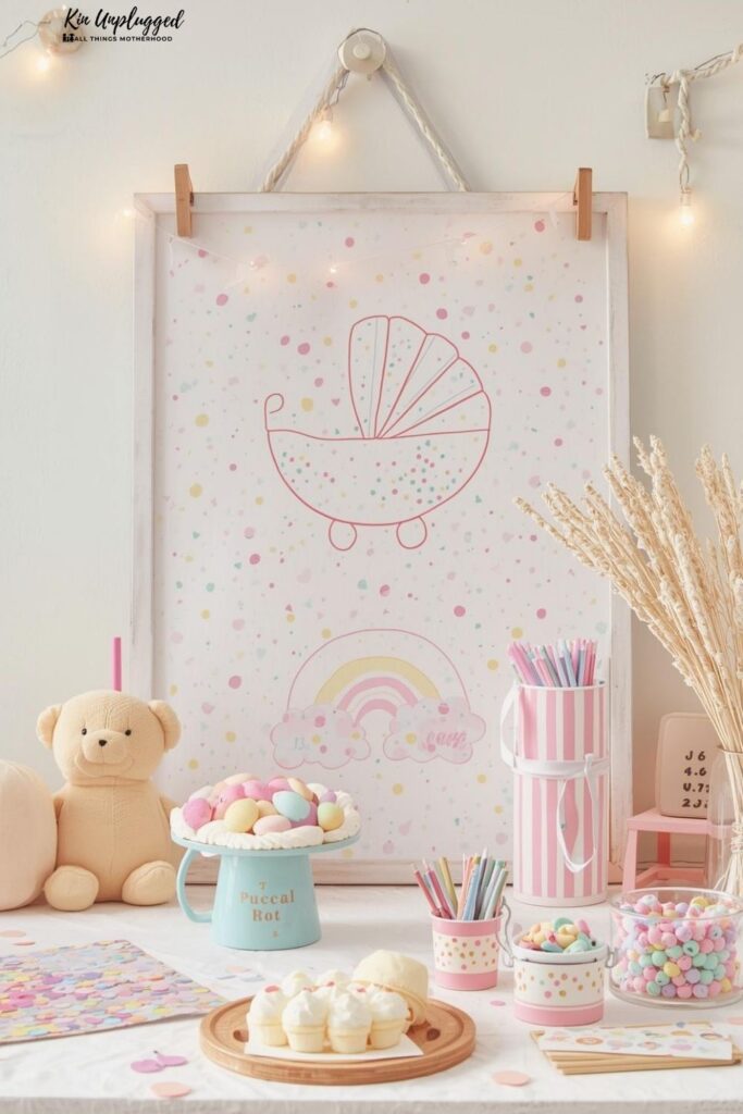 pastel theme baby shower