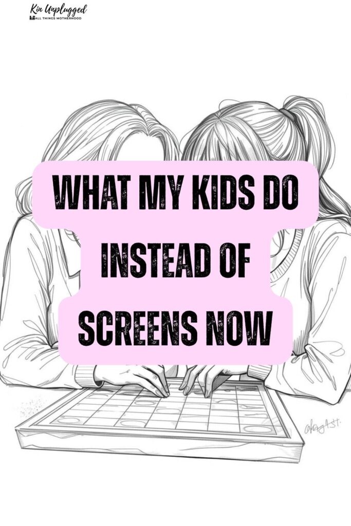 what to replace screen time with