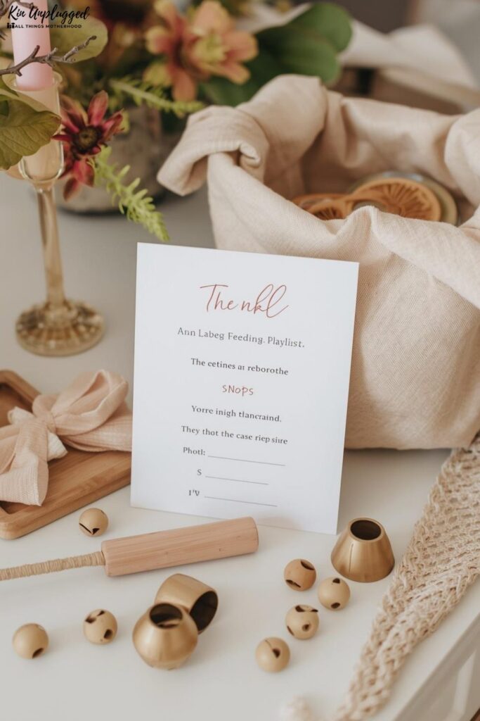Sensory Baby shower ideas