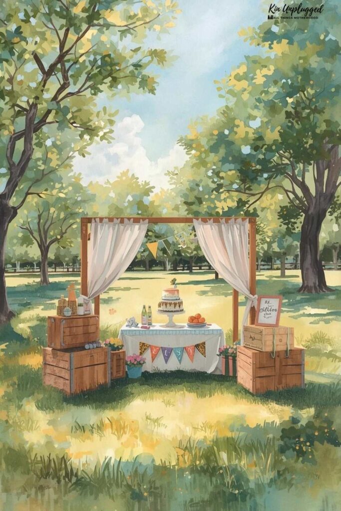 time capsule baby shower ideas