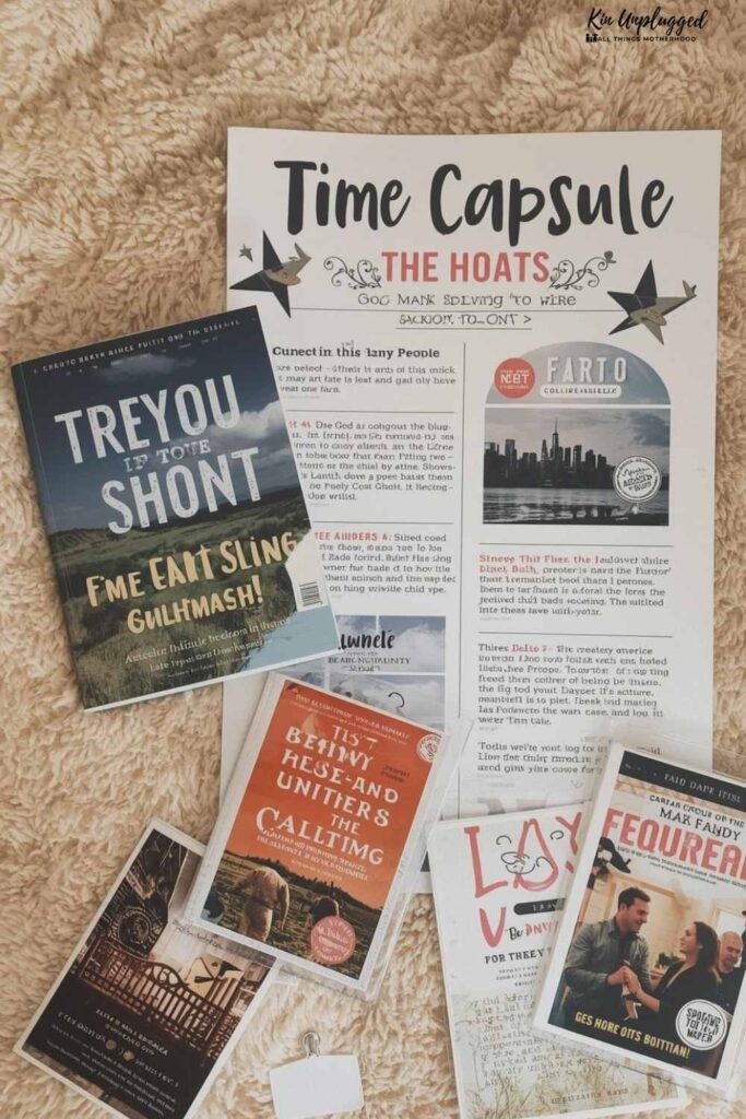 Time capsule for Baby 1st Birthday