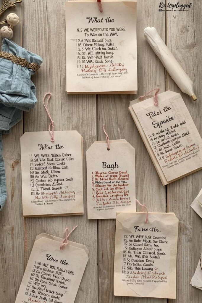 baby shower time capsule