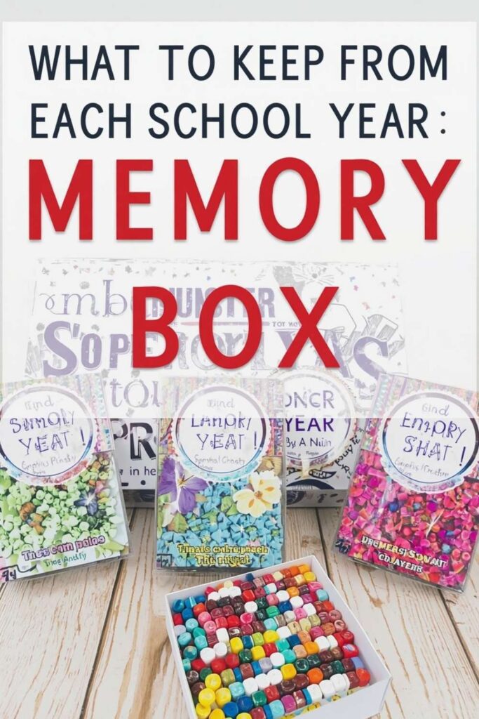 school memory box ideas