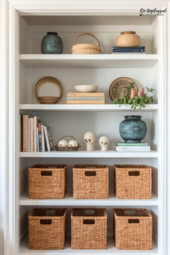 how to style your shelves