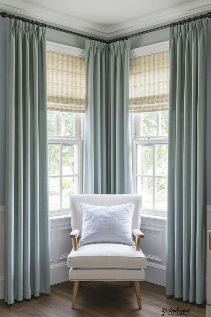 Soft Summer window corners