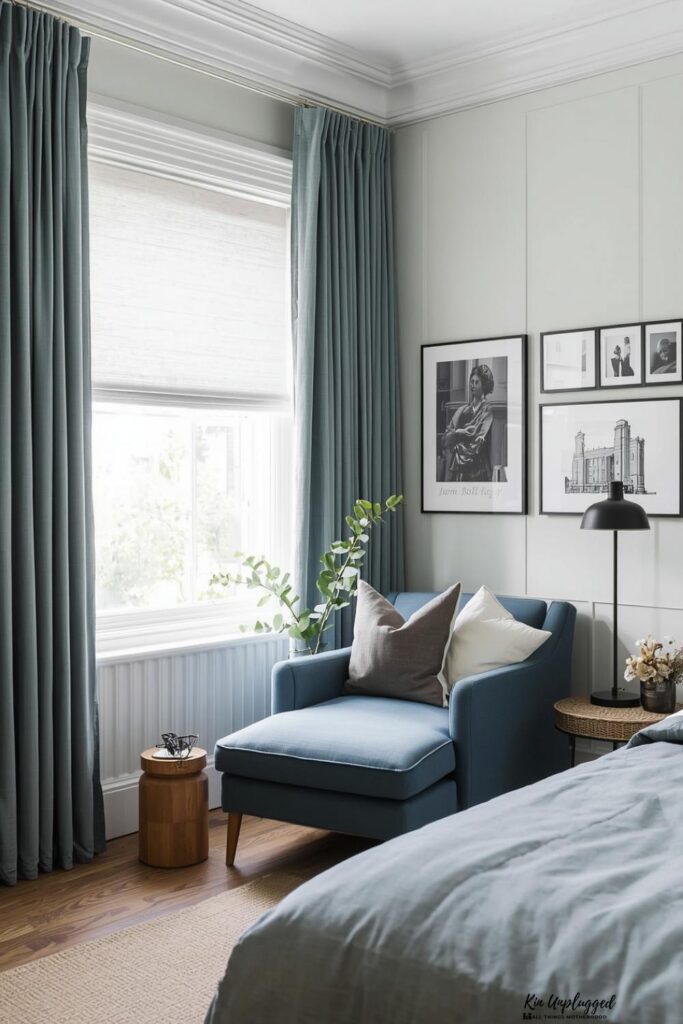 soft summer cornflower blue