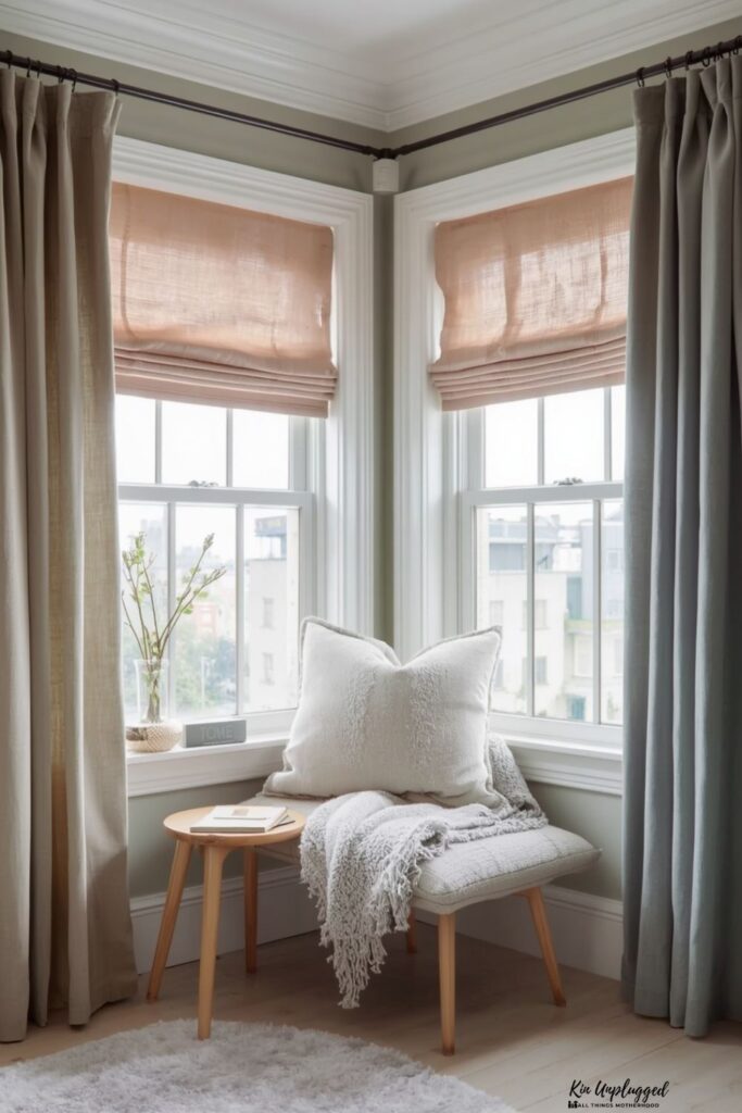Soft Summer window corners